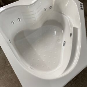 Bañera Esquinero con Hidromasaje 150x150x070 cms